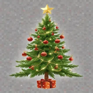 transparent merry christmas