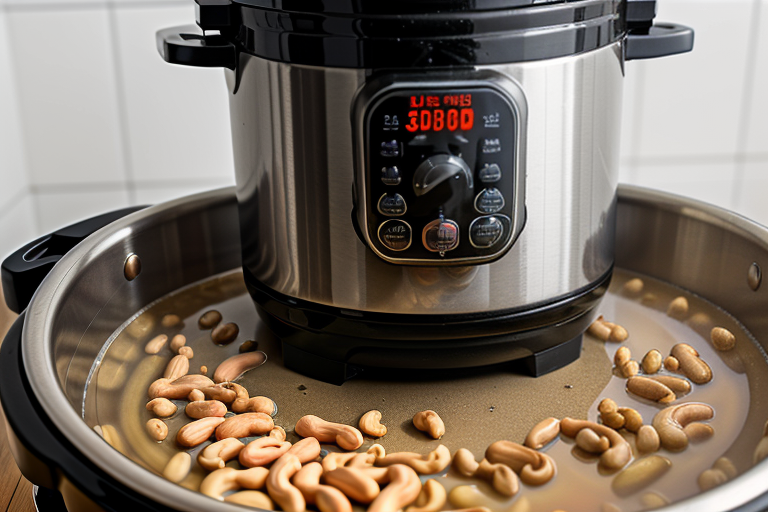 boiling peanuts in a pressure cooker