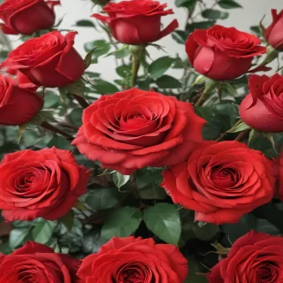 red roses aesthetic
