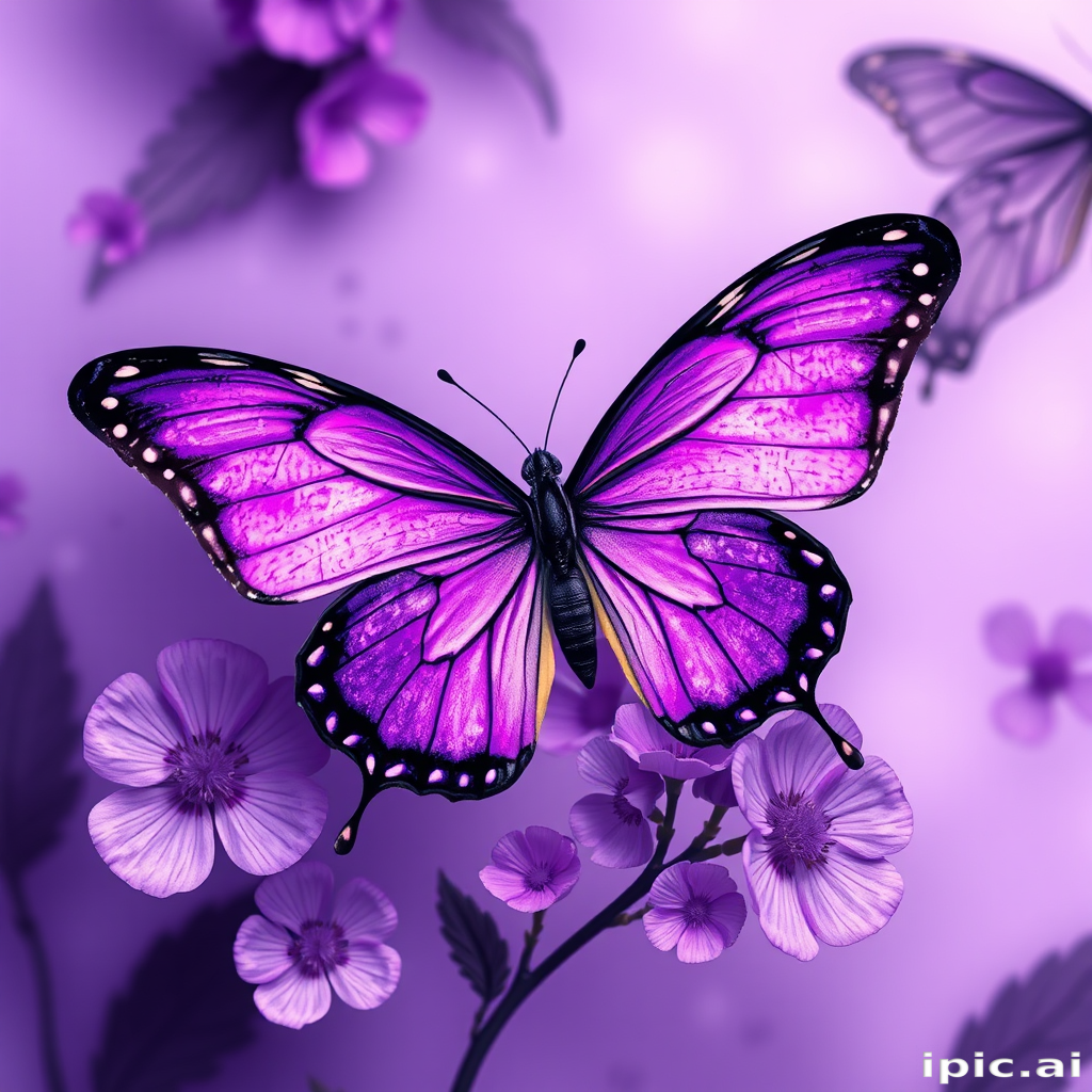 purple butterfly wallpaper aesthetic
