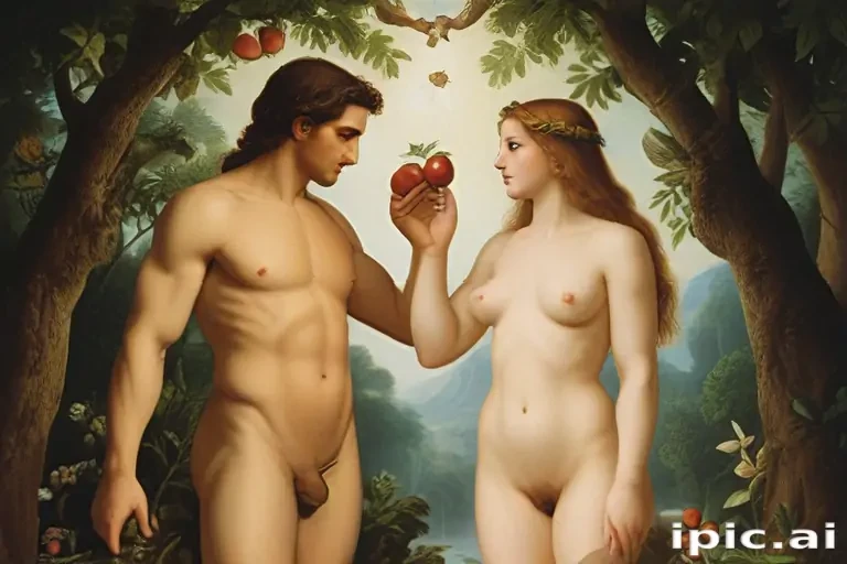 pictures of adam and eve
