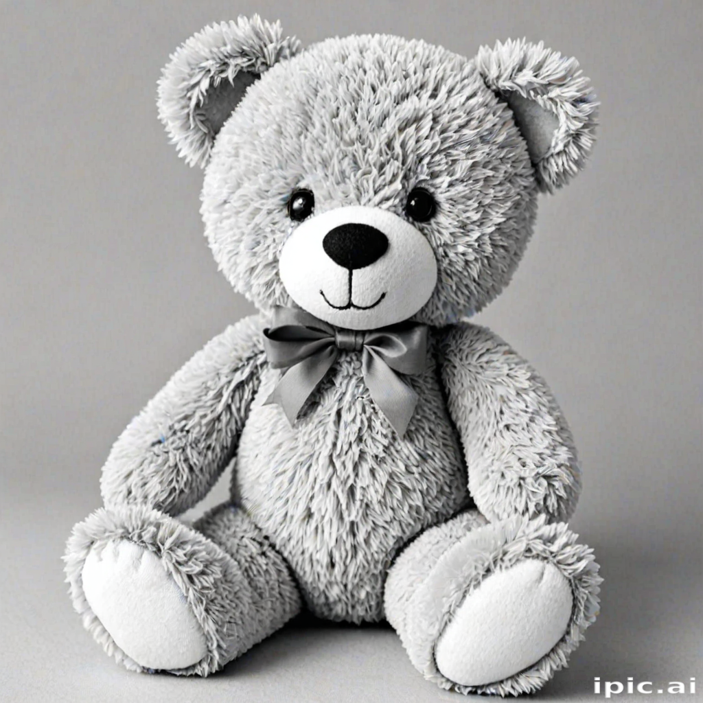 teddy bear clipart black and white