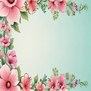 clipart borders flowers