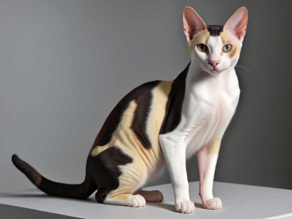 oriental bicolor cat breed