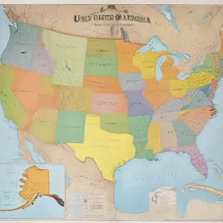 map of the united states of america