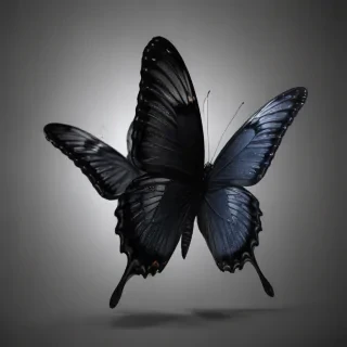 black butterfly png