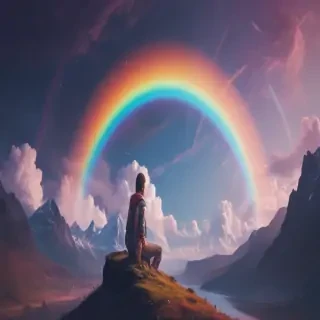 rainbow aesthetic wallpaper