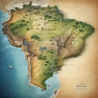 map of brazil