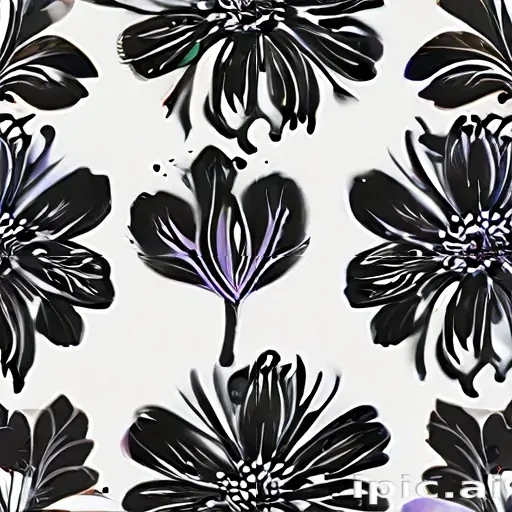 black flower png