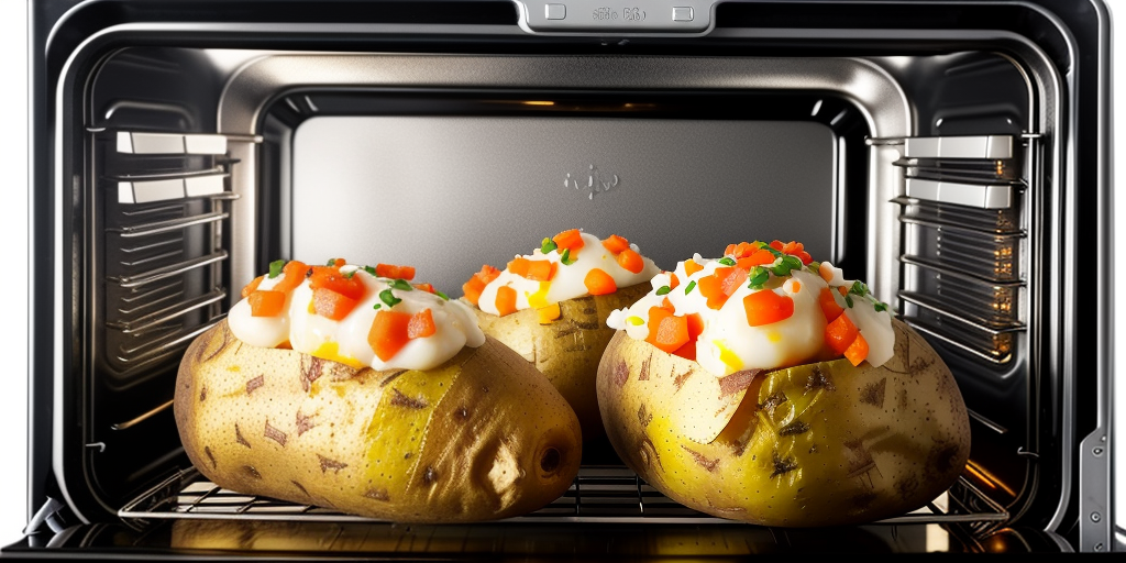 baked potatoes in convection oven
