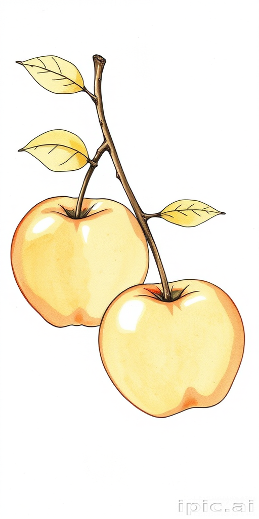 drawings of apples