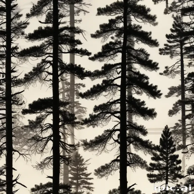 pine tree silhouette png