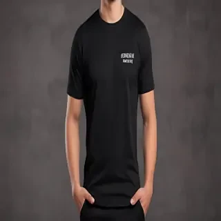 mockup tshirt black