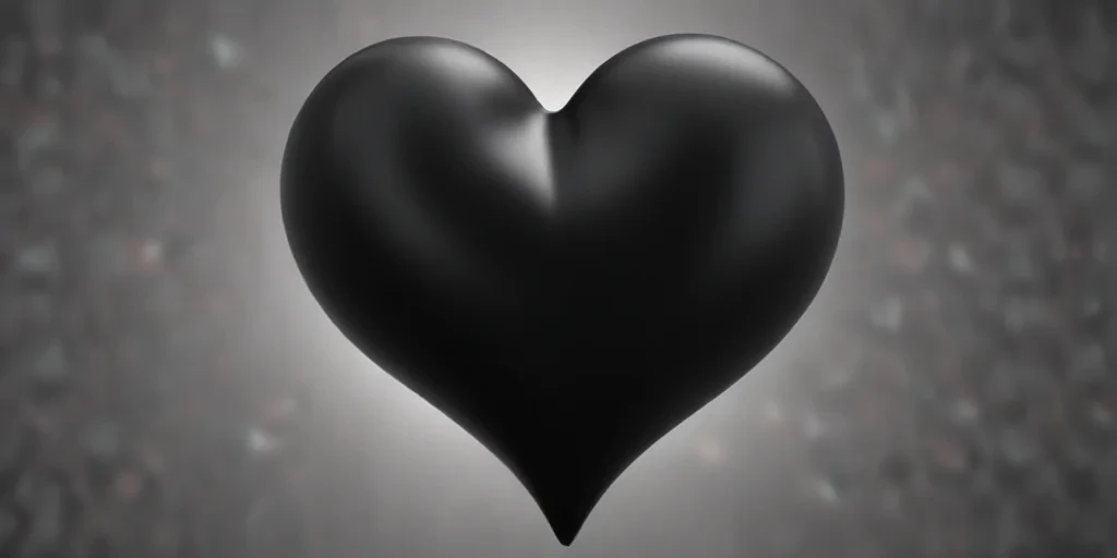 black heart image