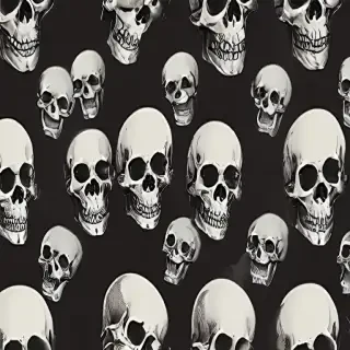 skull background