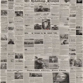 newspaper collage png