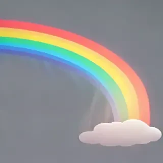 rainbow transparent