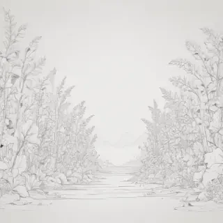 line art background