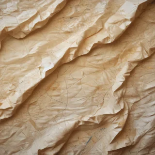wrinkled paper overlay