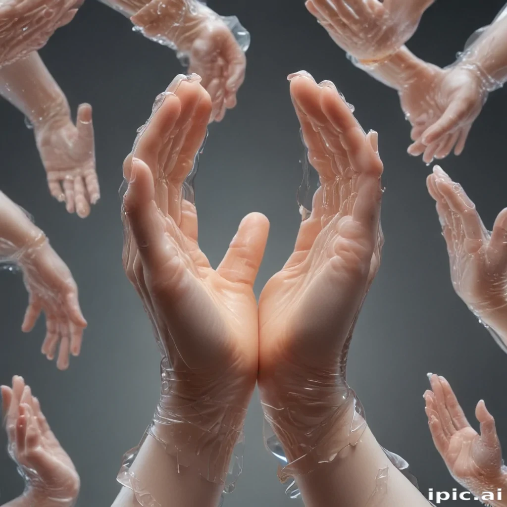 transparent prayer hands