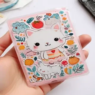 transparent cute stickers
