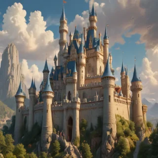 cartoon castle