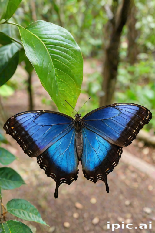 blue morpho butterfly