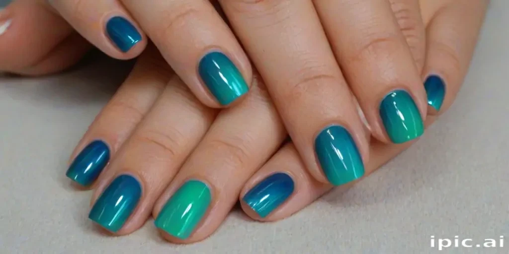 blue green gradient