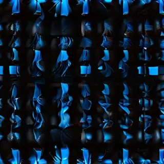 black background with blue