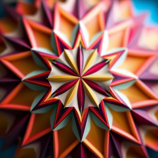high-resolution abstract geometric pattern, vibrant colors, sharp details, soft focus background, taken with a Canon EOS R5, 50mm lens, f/1.8 aperture, ISO 100, natural light, portrait orientation