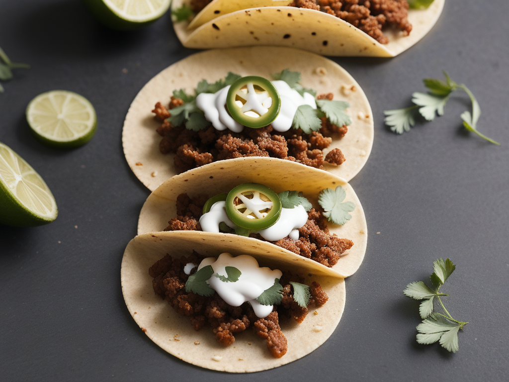 taco topper that may be infused with lime