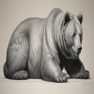 bear drawing