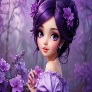 cute purple wallpapers