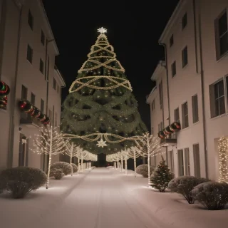 christmas lights iphone wallpaper