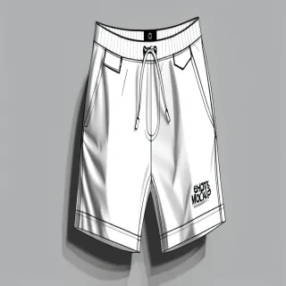 shorts mock up