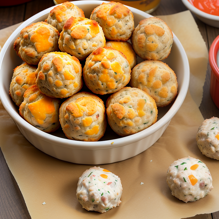 sausage balls with cheddar bay biscuit mix