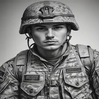 army drawing
