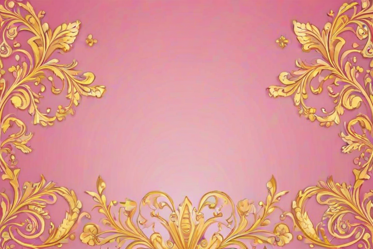 background pink and gold