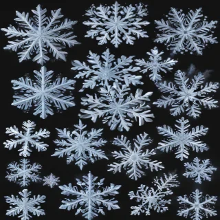 snowflakes clipart transparent background