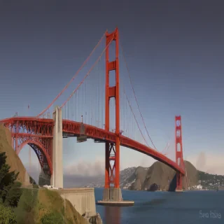 clipart golden gate bridge