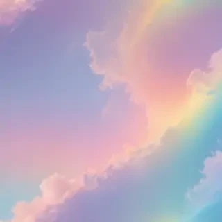 pastel rainbow bg