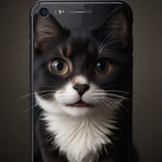 iphone cute black wallpaper