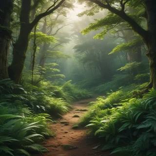 greenery background aesthetic