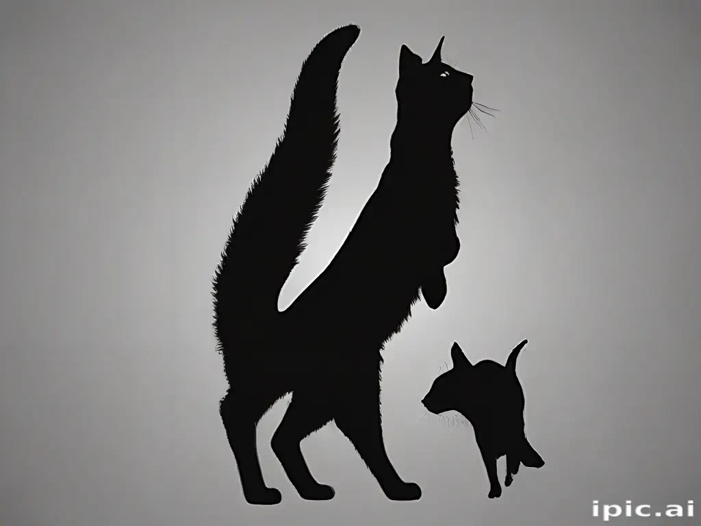 cat silhouette png