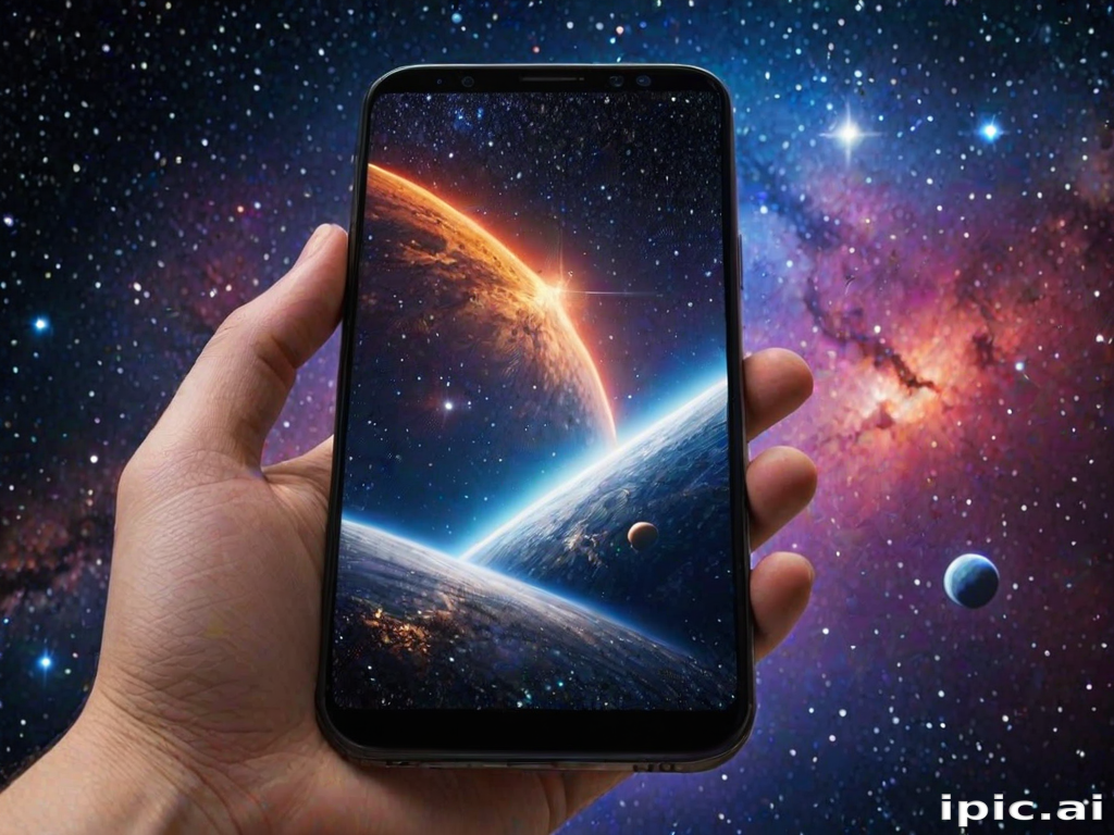 space background phone
