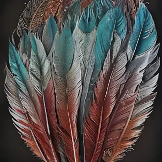 feather design