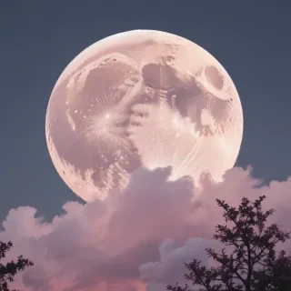 pastel aesthetic moon wallpaper