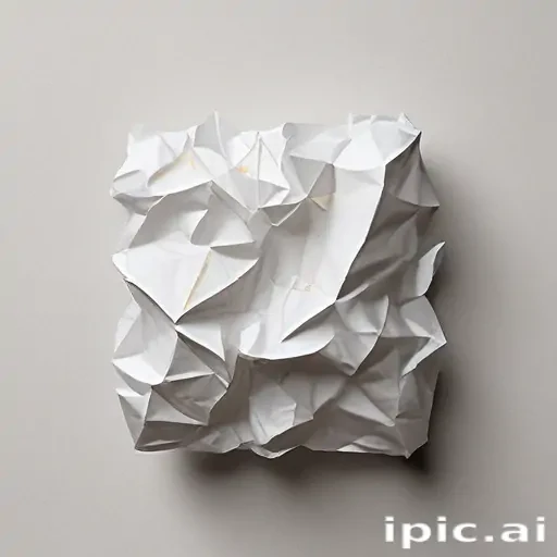 crumpled up paper
