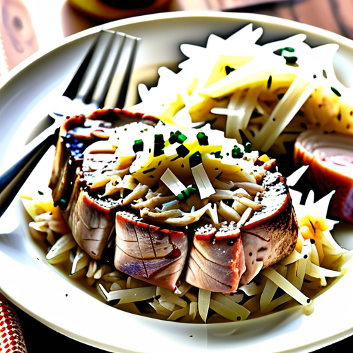 slow cooker pork chops sauerkraut