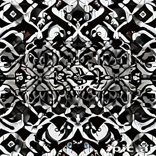 black and white pattern